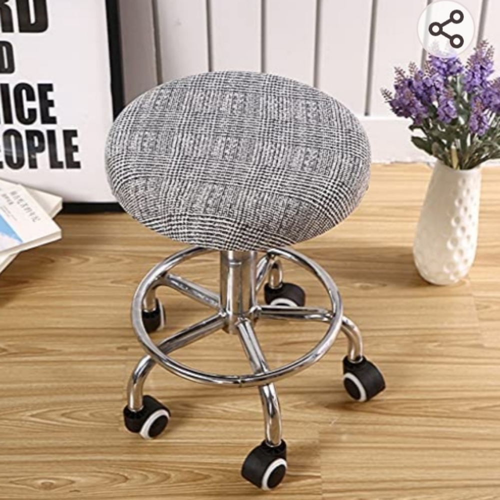 Bar Stool Seat Covers NWOT stretchy, $13 set of 4 covers